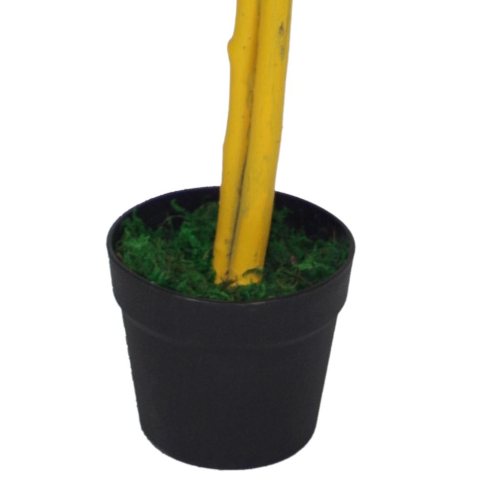 Artificial Ficus Tree Plant Red Green Capensia 120cm Plants-2