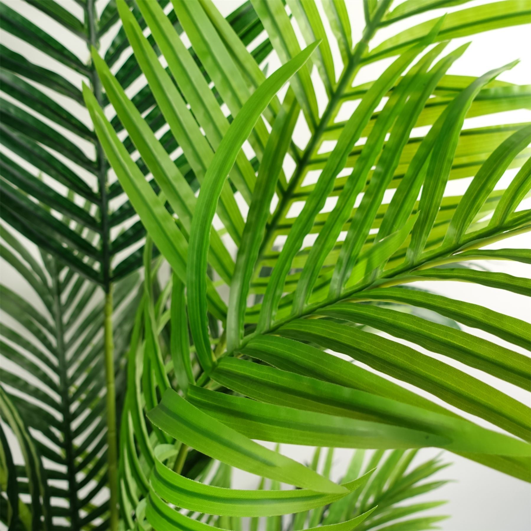 Artificial Palm Tree Extra Large - HUGE 180cm 6FT Copper Metal Planter-1