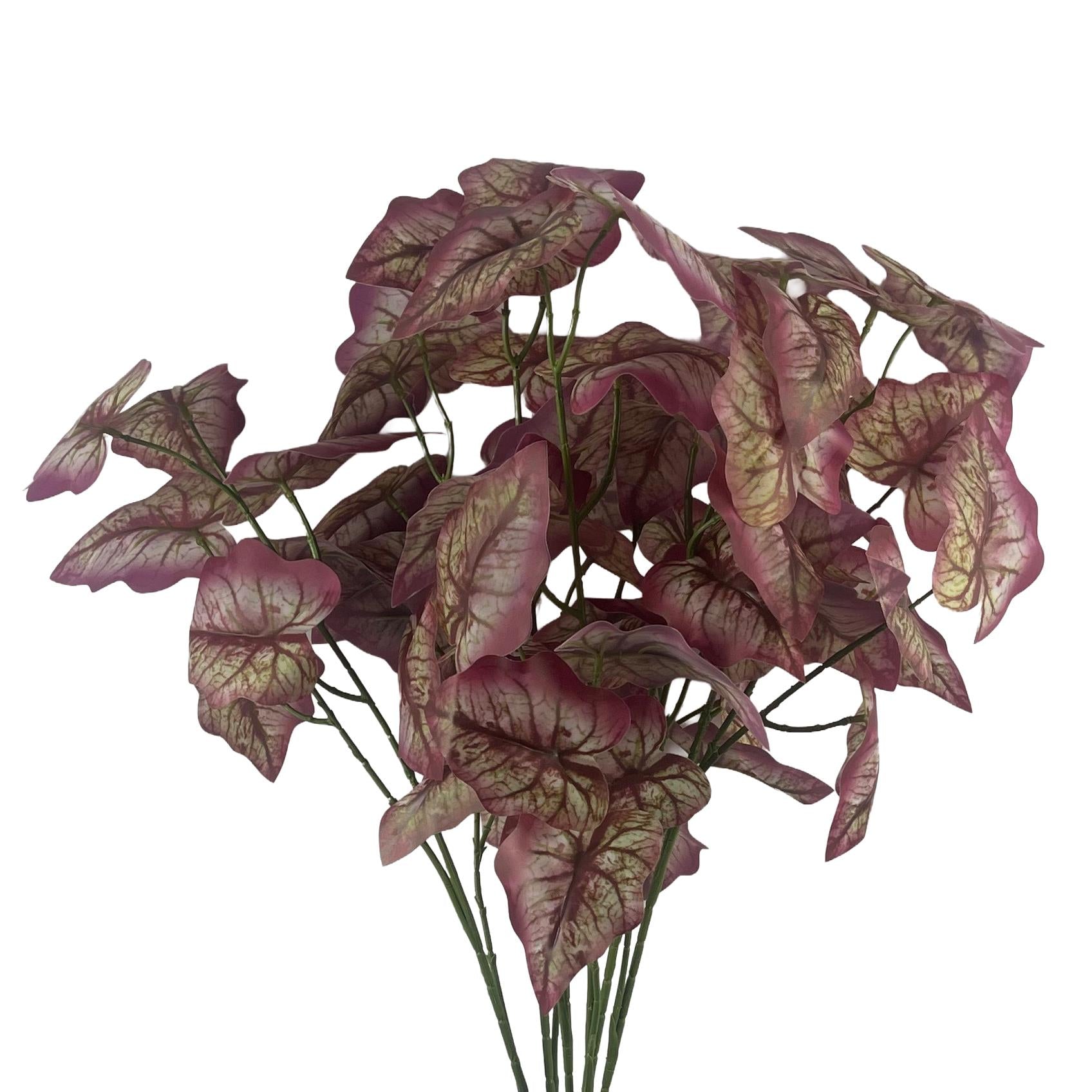 Pack of 6 x 85cm Artificial Purple Leaf Foliage-0
