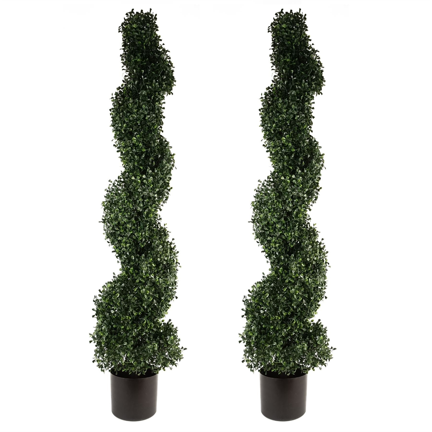 UV Resistant Boxwood Tree Spiral Topiary-0