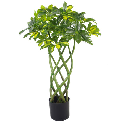 70cm Artificial Twisted Stem Gold Arboricola-1