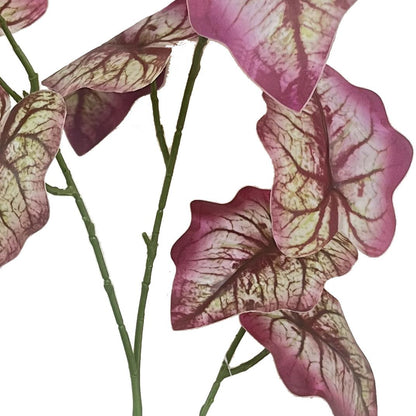 Pack of 6 x 85cm Artificial Purple Leaf Foliage-3