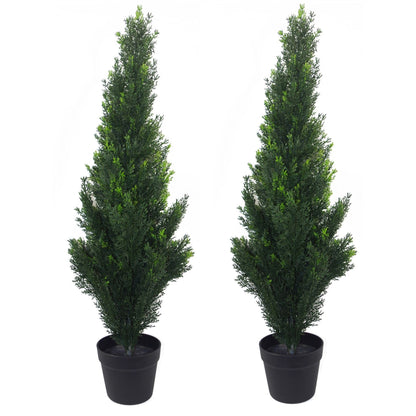 Outdoor UV Cedar Topiary Tree Artificial 90cm-0
