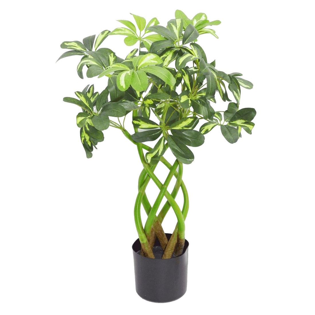 70cm Artificial Twisted Stem Modern Arboricola Artificial Plant Bonsai Bush Botanik-0