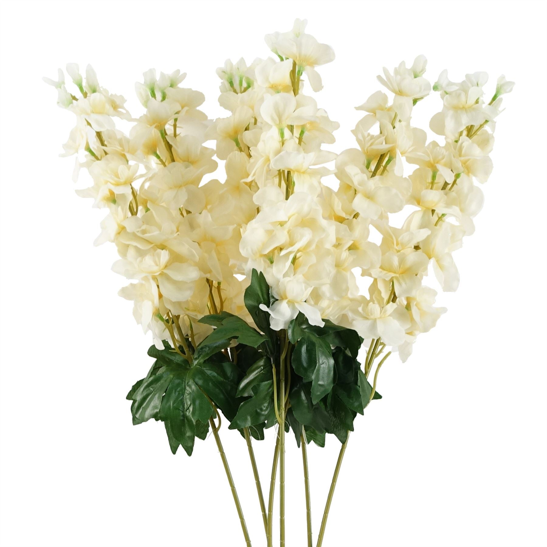 Artificial Flowers Delphinium Cream Stem 75cm-3