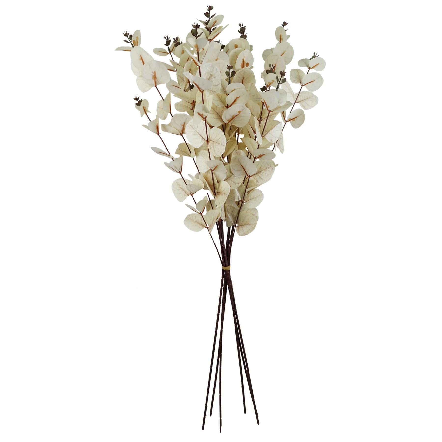 Artificial Foliage White Eucalyptus Foliage Stem 80cm-4