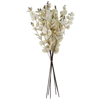 Artificial Foliage White Eucalyptus Foliage Stem 80cm-4
