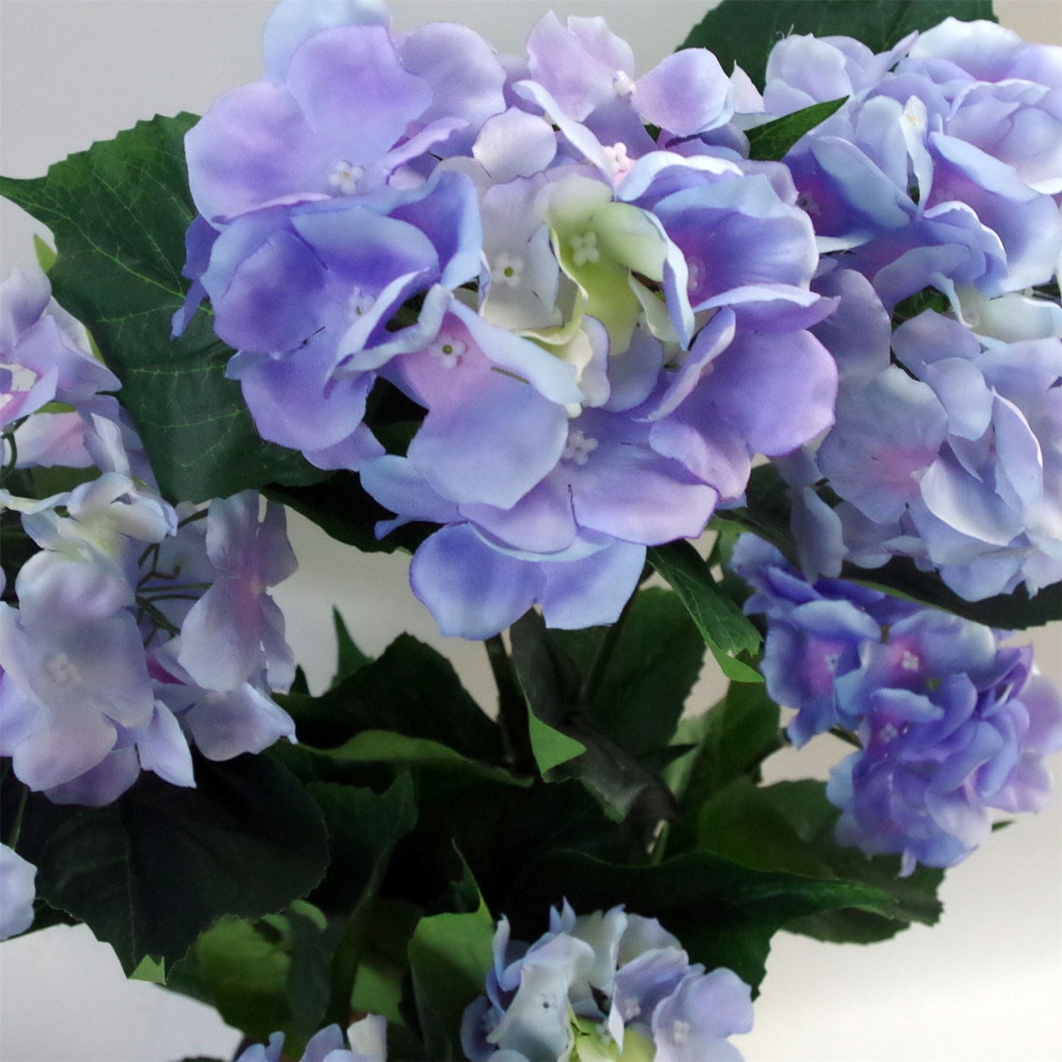 Artificial Large Hydrangea Plant Bush Blue-3