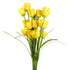 Pack of 6 x 80cm Artificial Tulip Yellow Stem-0