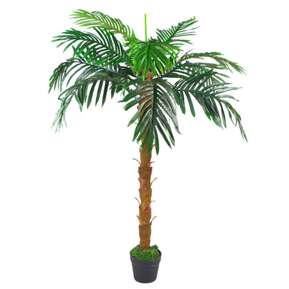 Artificial Palm Tree 130cm Brown Trunk Princess Palm-0