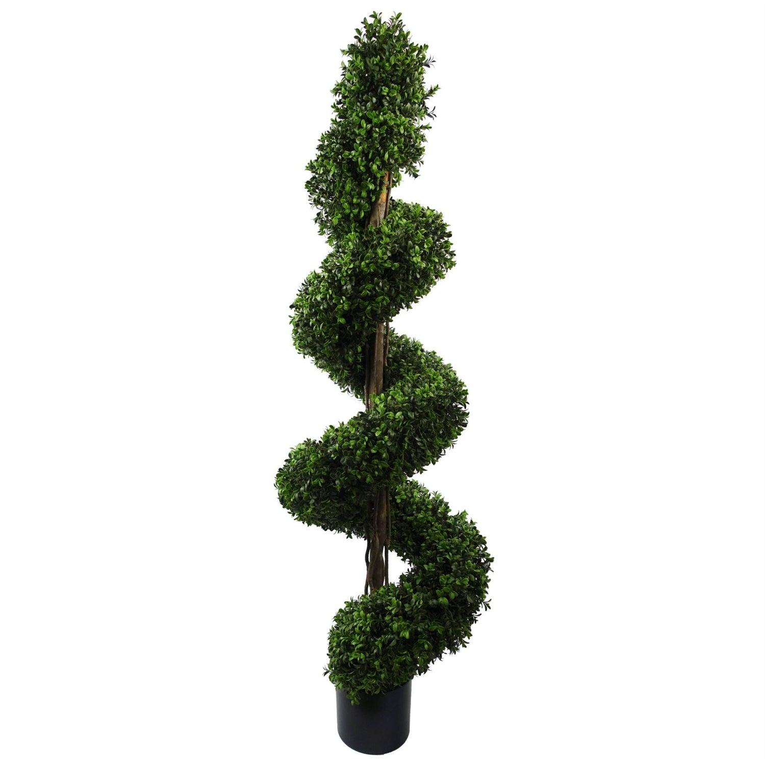Leaf 150cm Sprial Buxus Artificial Tree UV Resistant Outdoor-0
