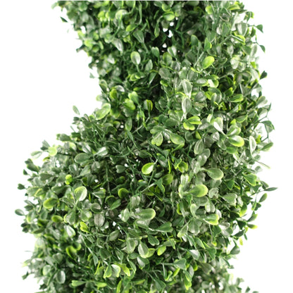 UV Resistant Boxwood Tree Spiral Topiary-3