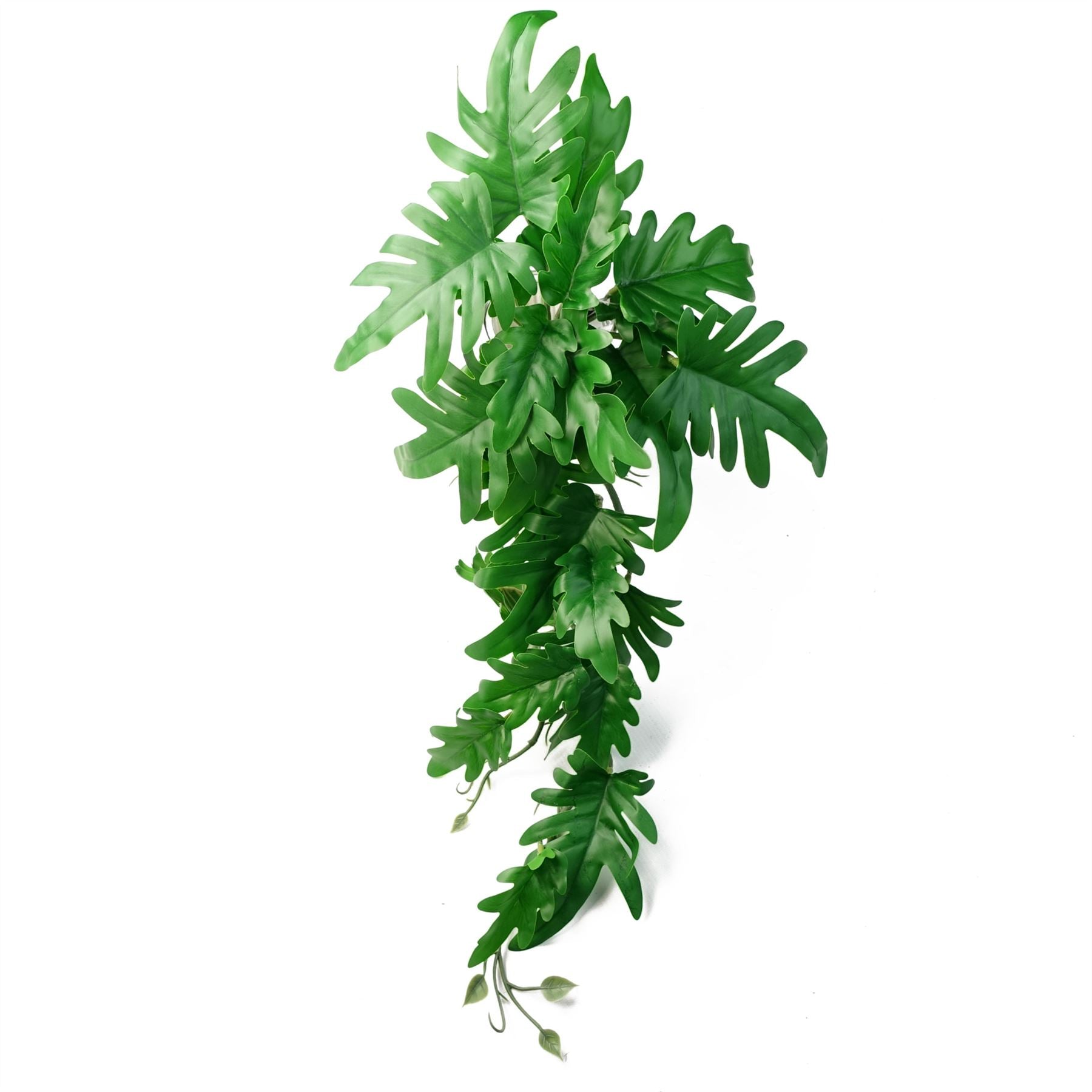 Artificial Hanging Plant Philodendron Leaf Plant-0