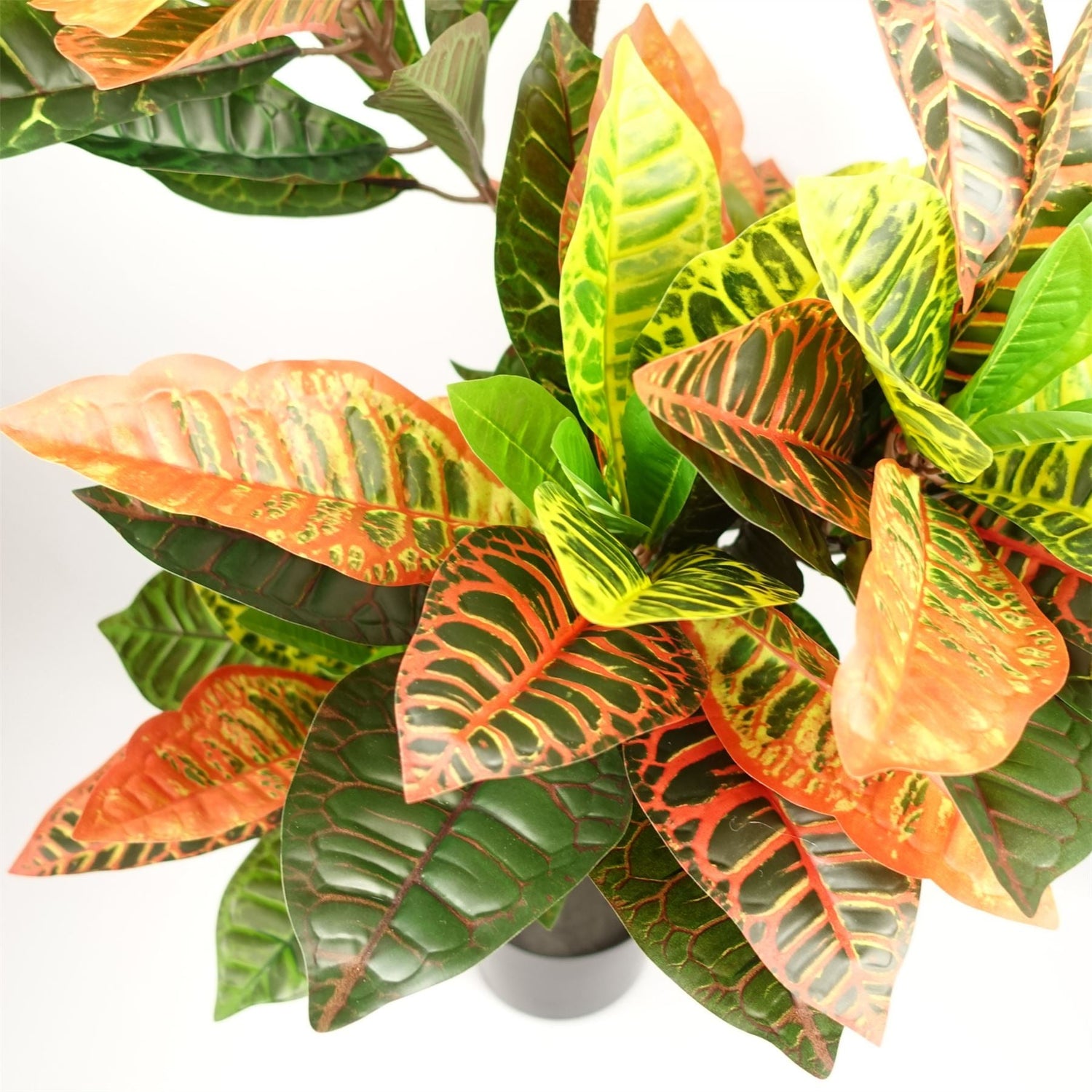 Artificial Tree Orange Yellow Codiaeum Tropical Large Botanik-3
