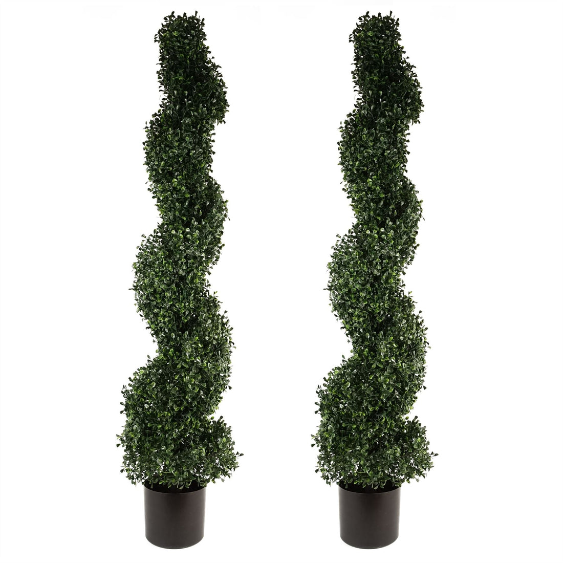 UV Resistant Boxwood Tree Spiral Topiary-0