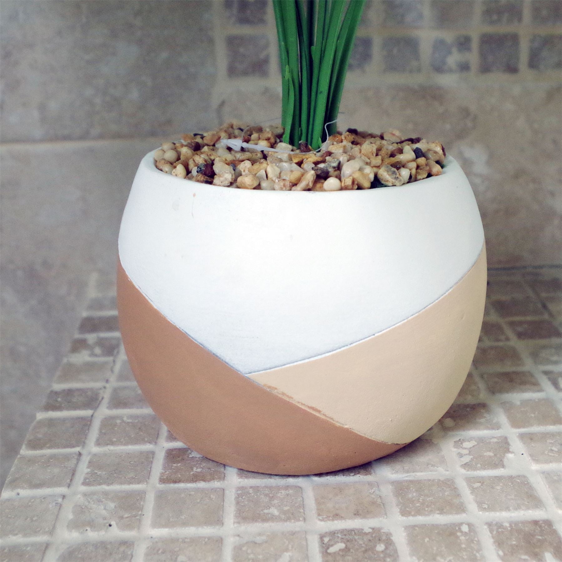 Artificial Pothos Variegated Plant Planter 40cm-1