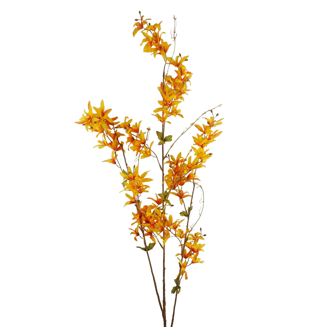 Leaf Design 130cm Yellow Blossom Floral Spray Artificial-0