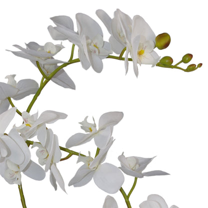Artificial Orchid Flower 60cm White Orchid Arrangement-2