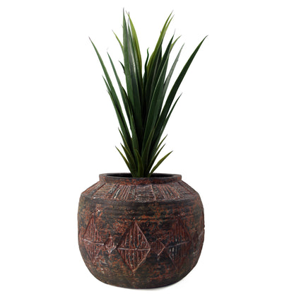 Aztec Diamond Planter | Aztec Large Planter | Everlasting Greenery Co.