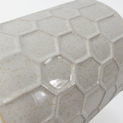 Honeycomb Ceramic Planter | Honeycomb Pot | Everlasting Greenery Co