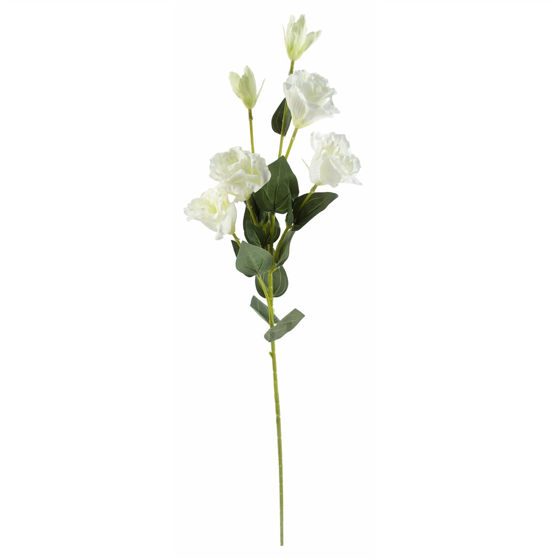 Leaf 70cm Grey Glass Vase Artificial Orchids and Roses-1