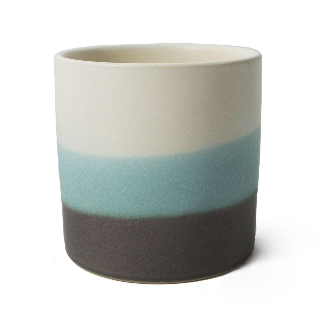 Blue S Stripe Ceramic Planter-0