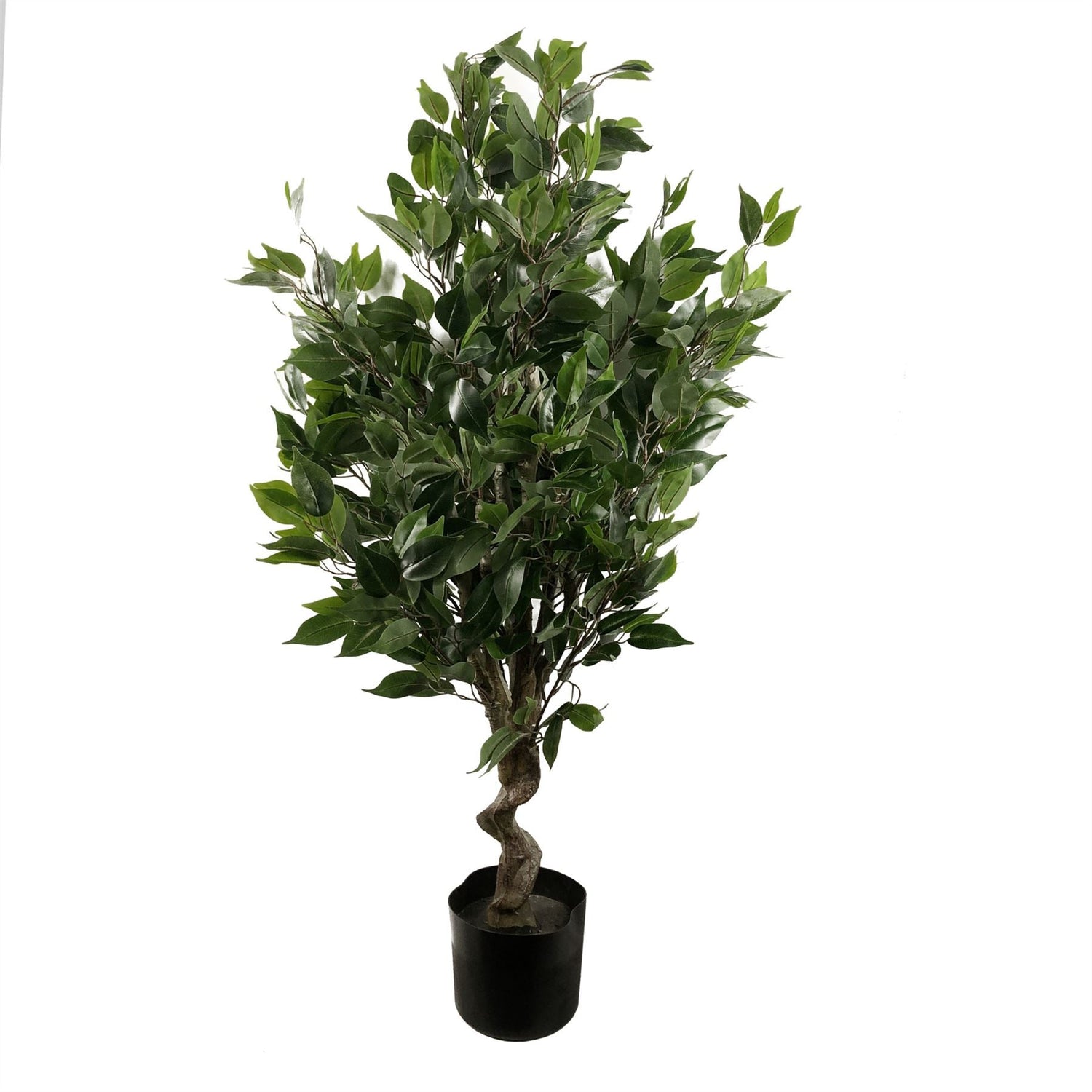 110cm Artificial Ficus Tree Copper Planter-1