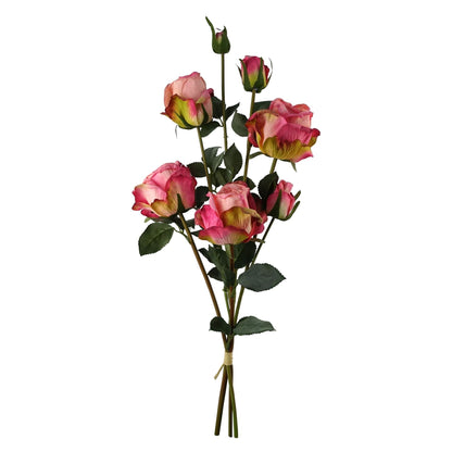 Pink Rose Artificial Flowers-1