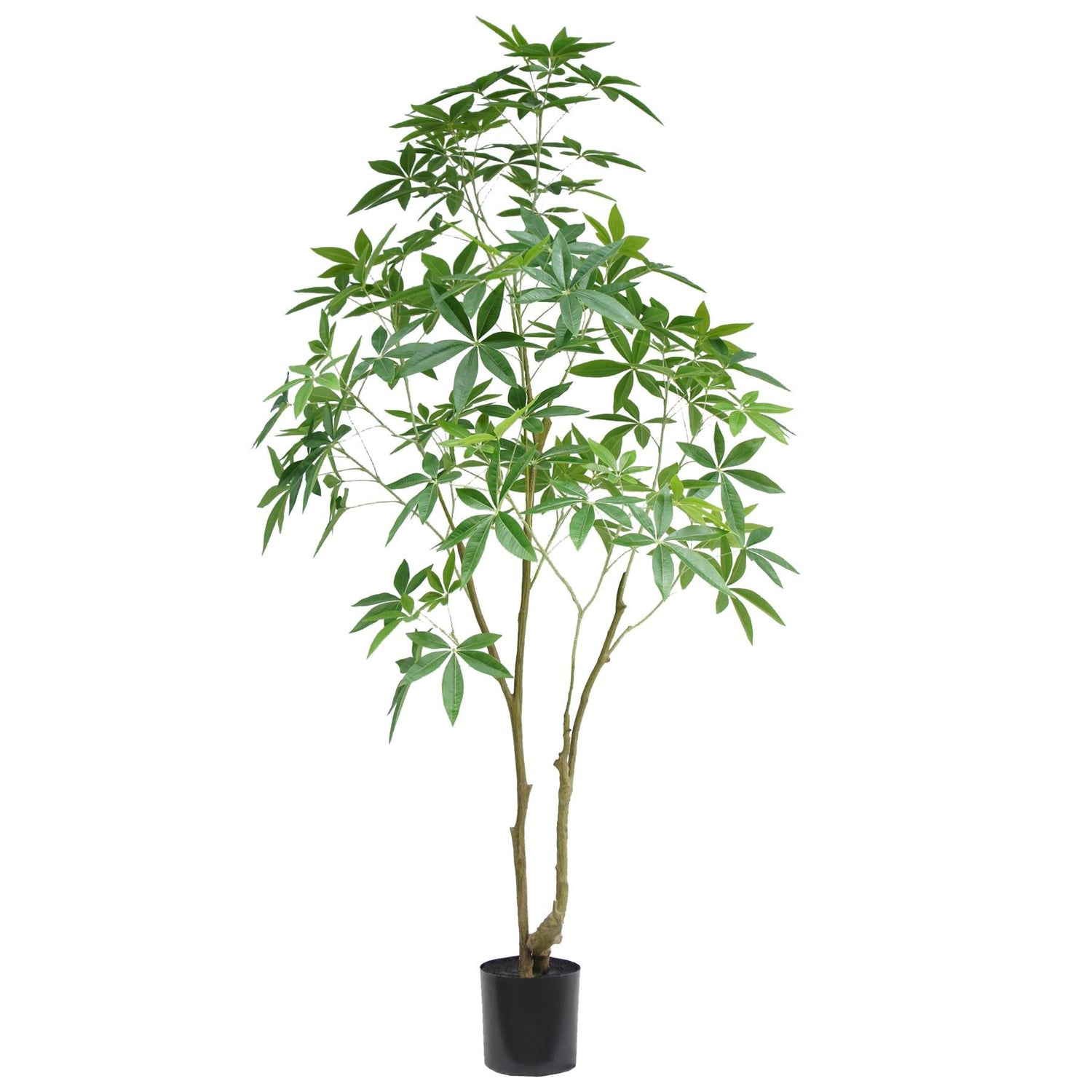 210cm Artificial Money Tree Pachira Realistic Faux Tree-0