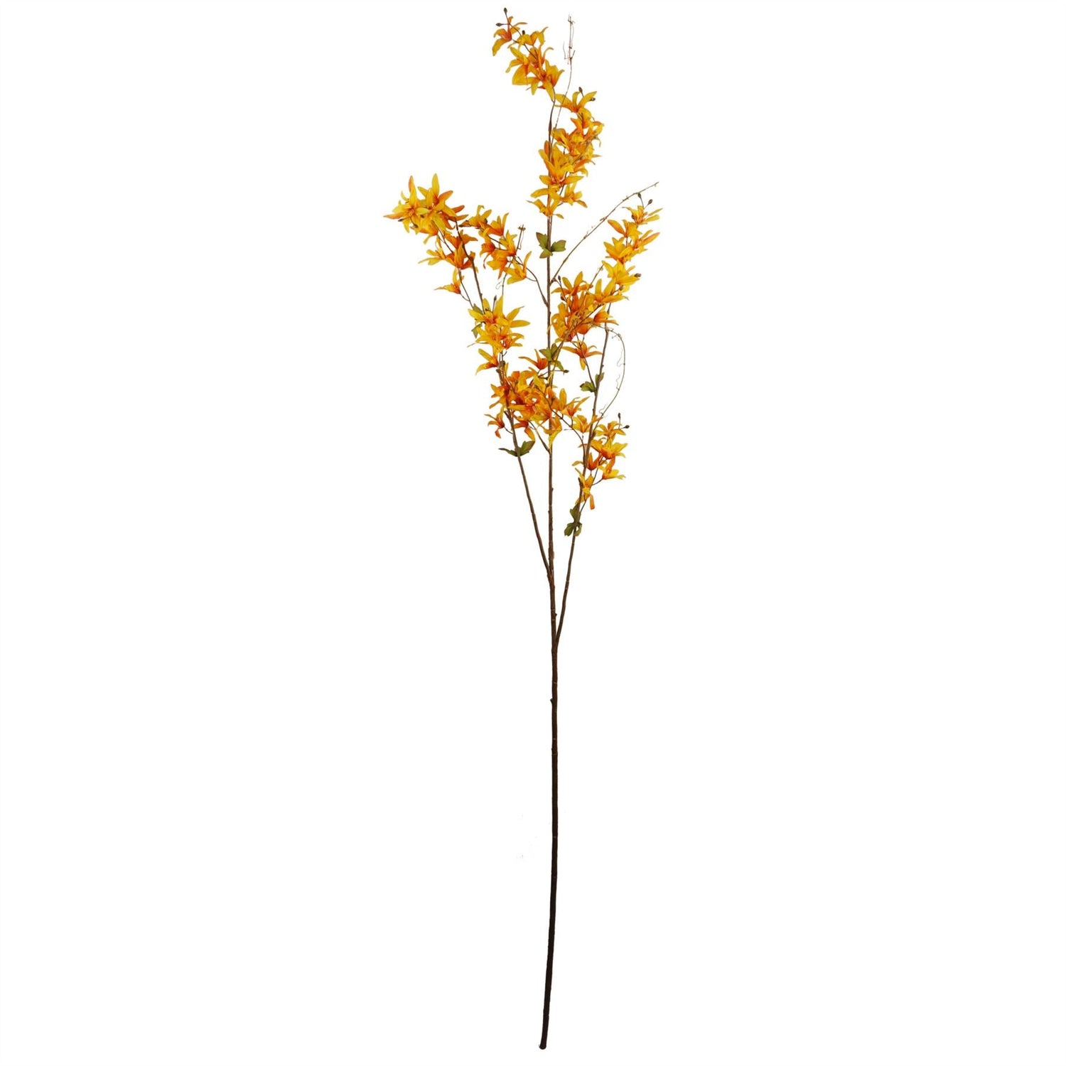 Leaf Design 130cm Yellow Blossom Floral Spray Artificial-1